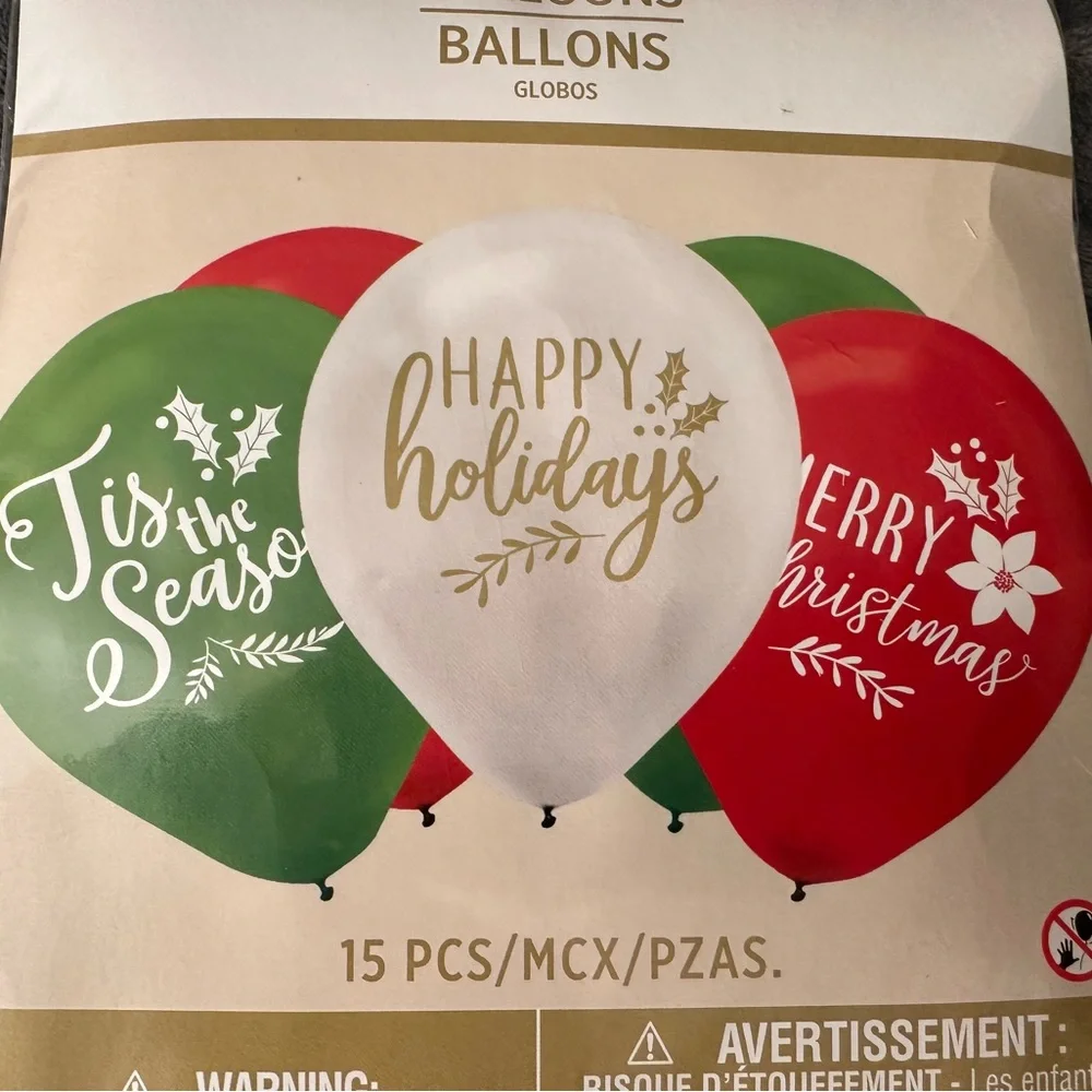 Christmas Decorations Balloons Santa Claus Foil Jumbo Airloonz Latex Party 3 Ft